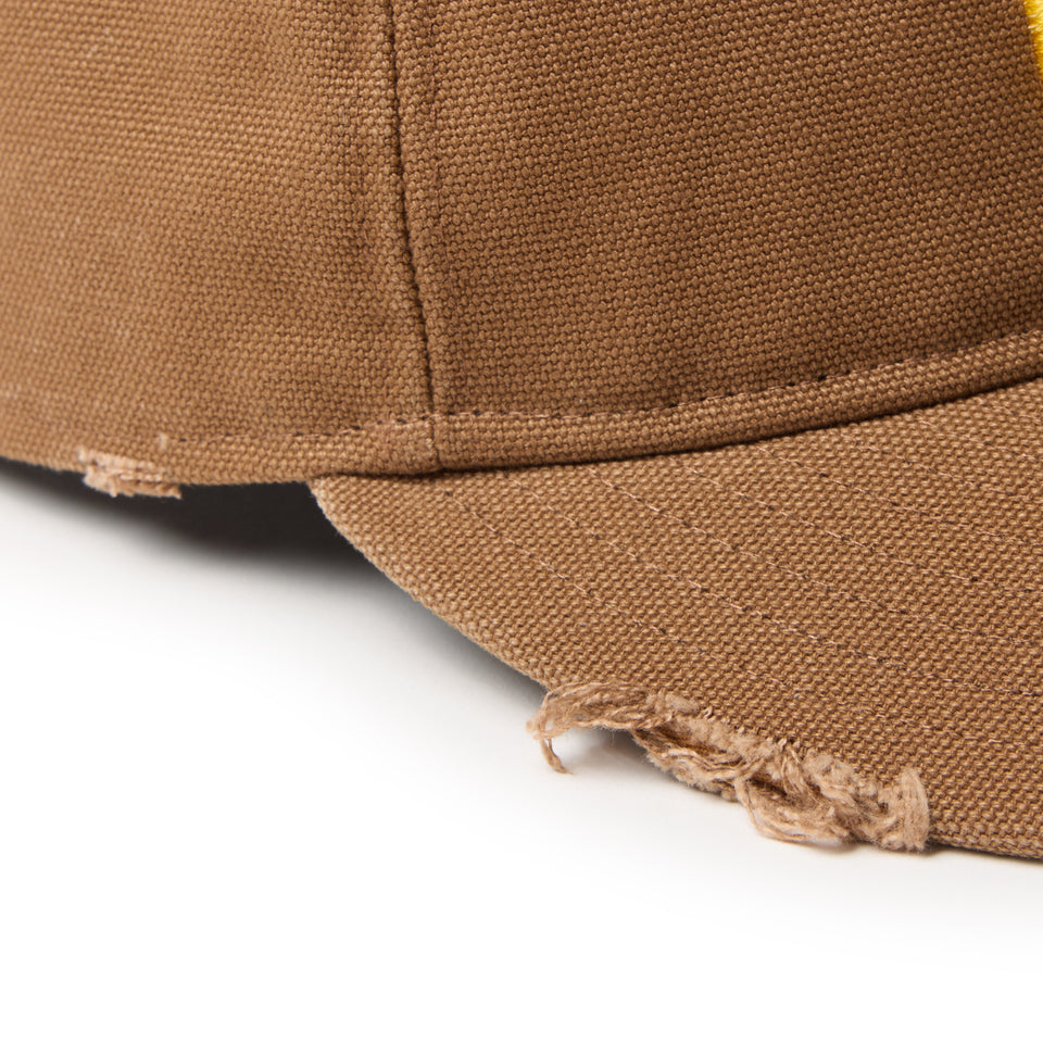 RC 9FIFTY Curved Visor Powered by GORO（MIN-NANO） MIN-NANO Damage ブラウン | NEW ERA ニューエラ公式オンラインストア