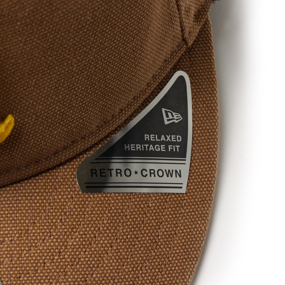 RC 9FIFTY Curved Visor Powered by GORO（MIN-NANO） MIN-NANO Damage ブラウン | NEW ERA ニューエラ公式オンラインストア