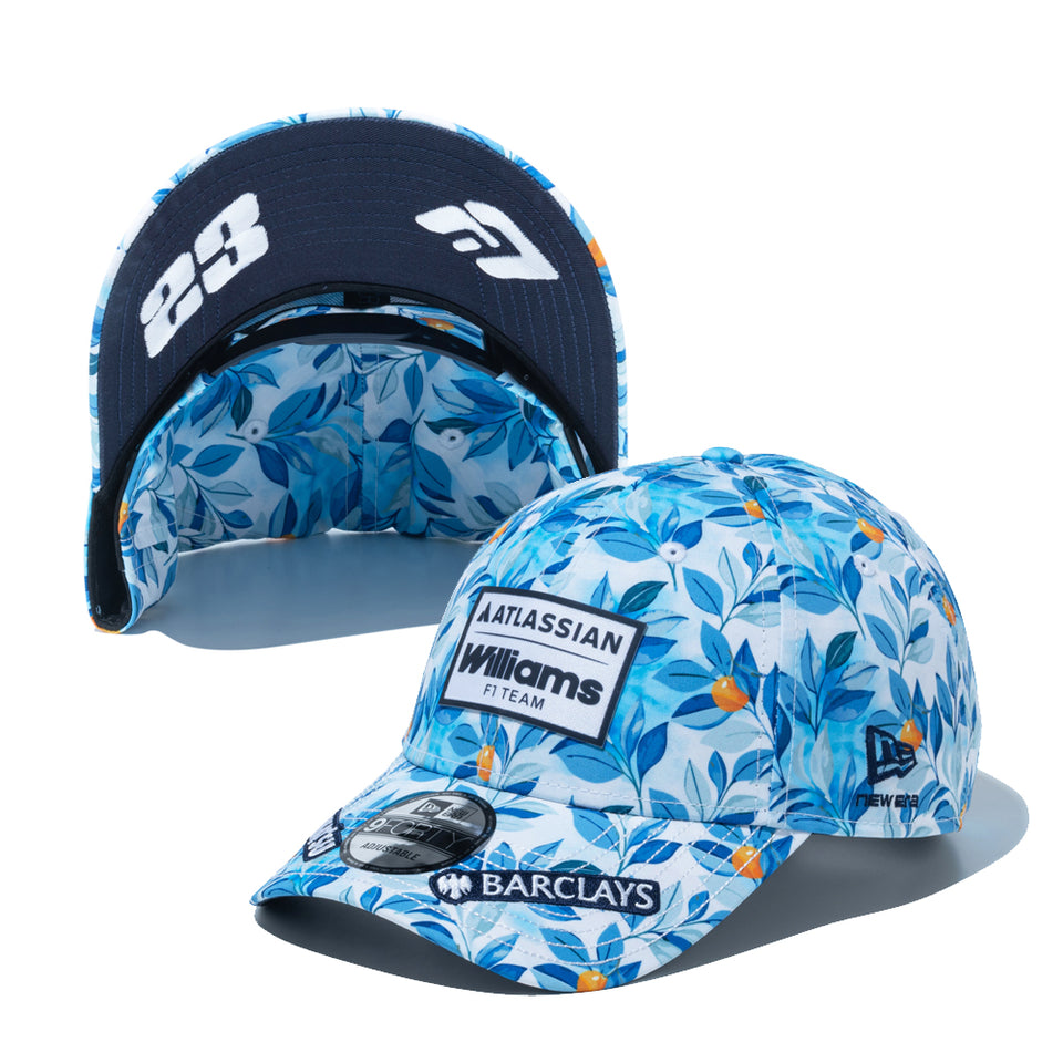 9FORTY Atlassian Williams F1 Team アトラシアン・ウィリアムズF1チーム Alex Albon 23 Barcelona Race Special ホワイト