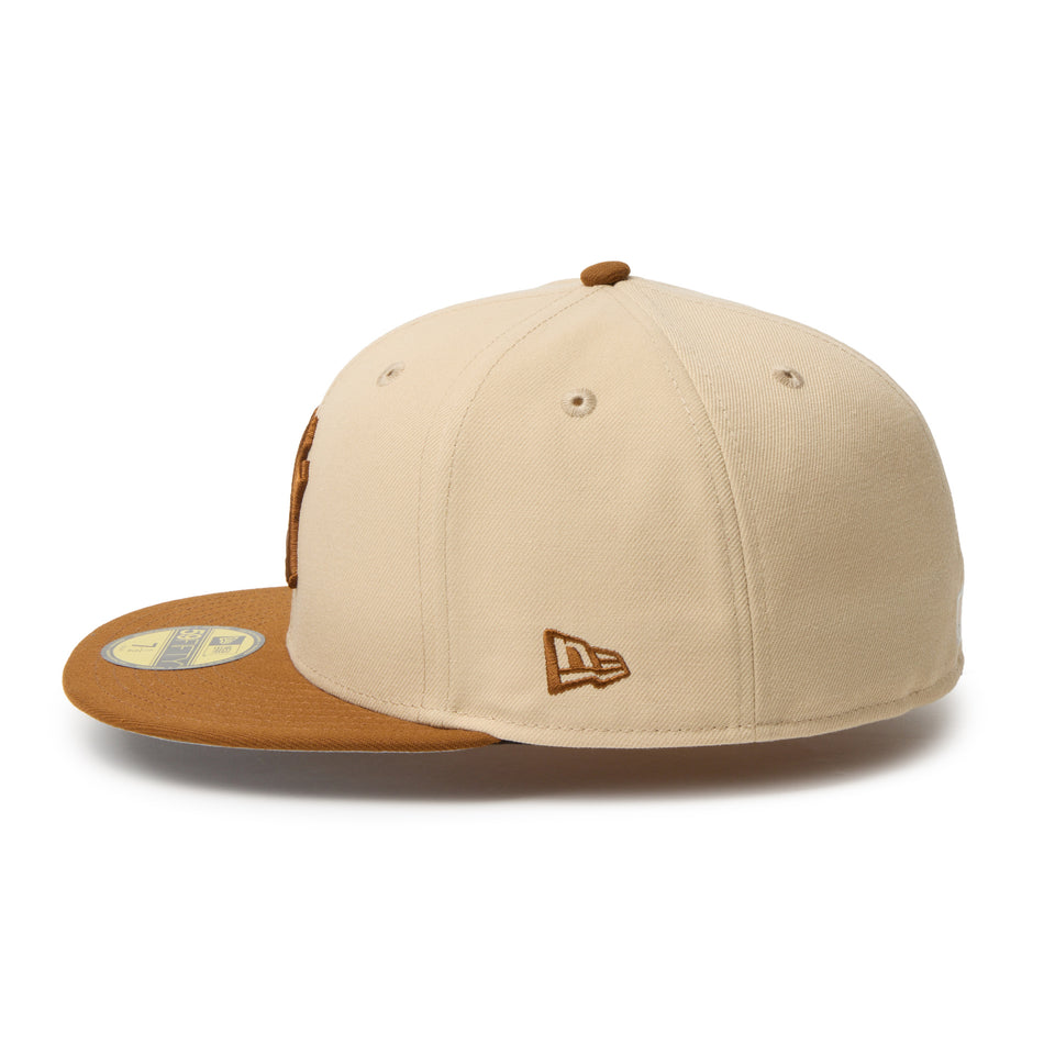 59FIFTY Powered by GORO（MIN-NANO） ニューヨーク・ヤンキース オーツミルク/ティラミス | NEW ERA ニューエラ公式オンラインストア