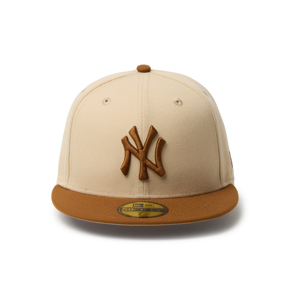 59FIFTY Powered by GORO（MIN-NANO） ニューヨーク・ヤンキース オーツミルク/ティラミス | NEW ERA ニューエラ公式オンラインストア