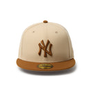 59FIFTY Powered by GORO（MIN-NANO） ニューヨーク・ヤンキース オーツミルク/ティラミス | NEW ERA ニューエラ公式オンラインストア