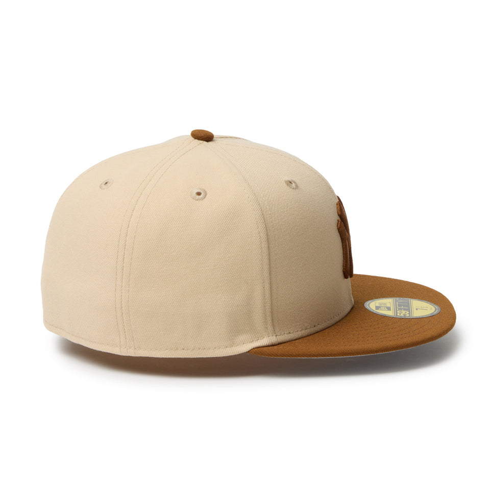 59FIFTY Powered by GORO（MIN-NANO） ニューヨーク・ヤンキース オーツミルク/ティラミス | NEW ERA ニューエラ公式オンラインストア