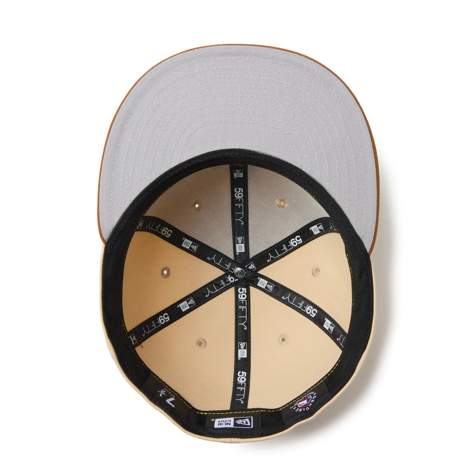 59FIFTY Powered by GORO（MIN-NANO） ニューヨーク・ヤンキース オーツミルク/ティラミス | NEW ERA ニューエラ公式オンラインストア