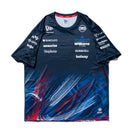 半袖 テック Tシャツ Atlassian Williams F1 Team アトラシアン・ウィリアムズF1チーム Silverstone Race Special ネイビー