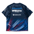 半袖 テック Tシャツ Atlassian Williams F1 Team アトラシアン・ウィリアムズF1チーム Silverstone Race Special ネイビー