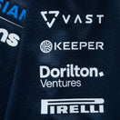 半袖 テック Tシャツ Atlassian Williams F1 Team アトラシアン・ウィリアムズF1チーム Silverstone Race Special ネイビー