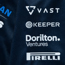 半袖 テック ポロシャツ Atlassian Williams F1 Team アトラシアン・ウィリアムズF1チーム Silverstone Race Special ネイビー