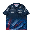 半袖 テック ポロシャツ Atlassian Williams F1 Team アトラシアン・ウィリアムズF1チーム Silverstone Race Special ネイビー