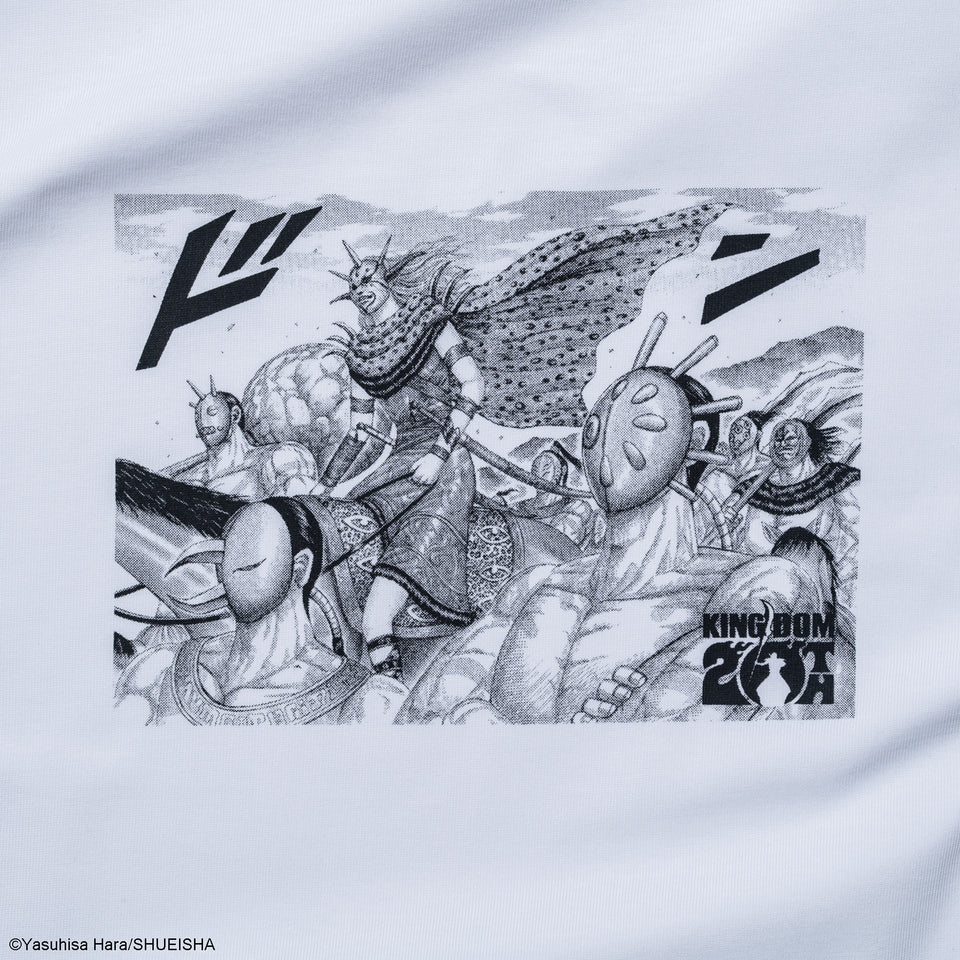 半袖 コットン Tシャツ KINGDOM 20TH キングダム 楊端和 ホワイト レギュラーフィット | NEW ERA ニューエラ公式オンラインストア