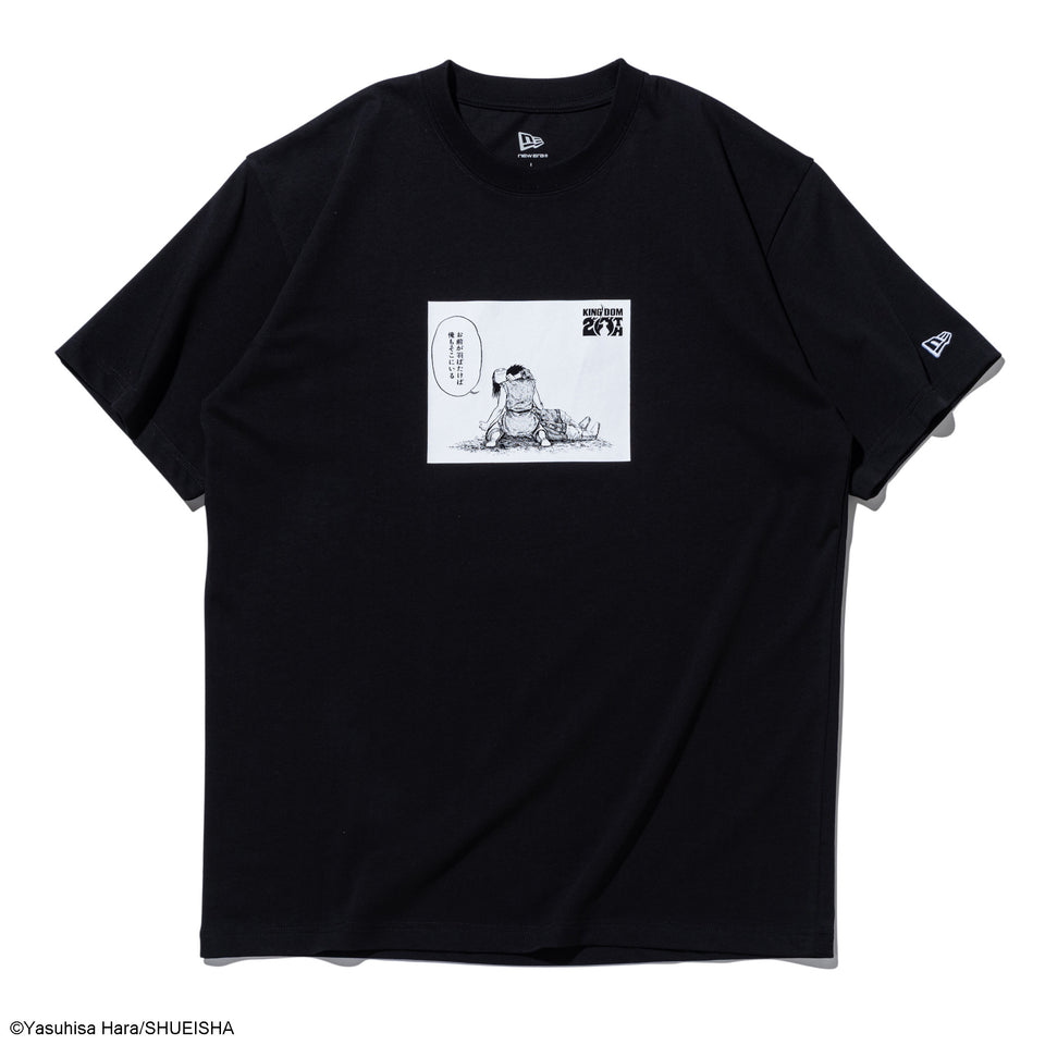 半袖 コットン Tシャツ KINGDOM 20TH キングダム 信 漂 ブラック レギュラーフィット | NEW ERA ニューエラ公式オンラインストア
