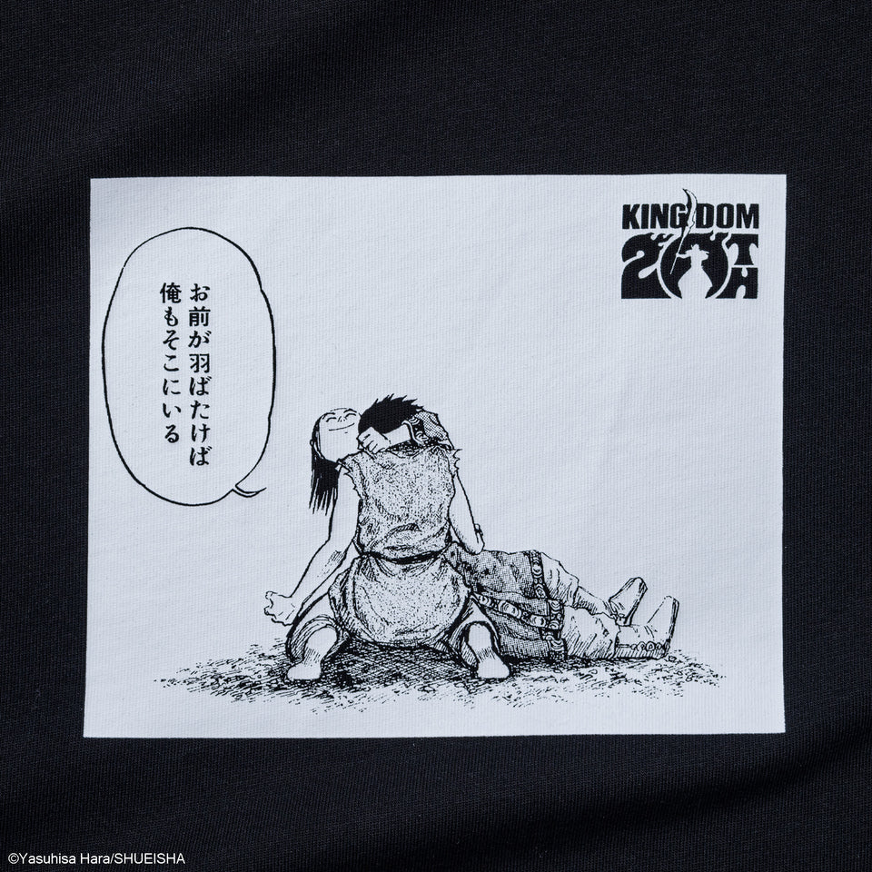 半袖 コットン Tシャツ KINGDOM 20TH キングダム 信 漂 ブラック レギュラーフィット | NEW ERA ニューエラ公式オンラインストア