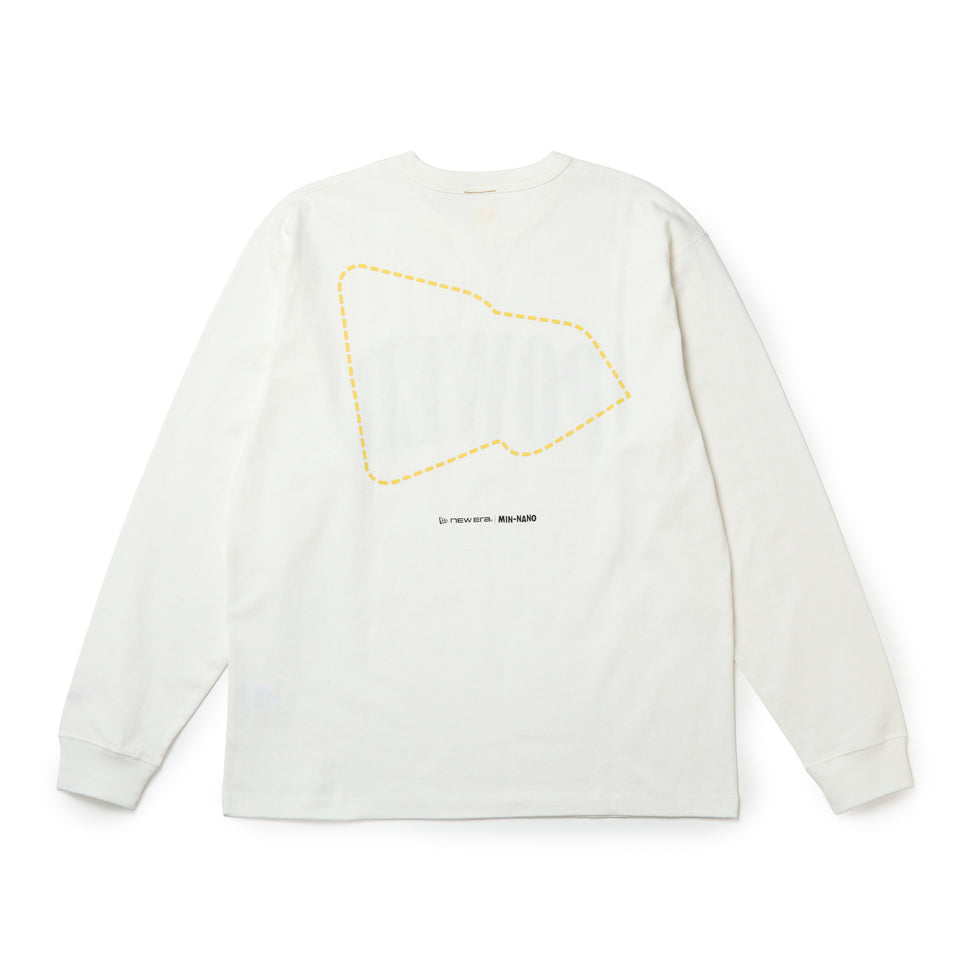 長袖 ウォッシュドコットン Tシャツ Powered by GORO（MIN-NANO） オフホワイト | NEW ERA ニューエラ公式オンラインストア
