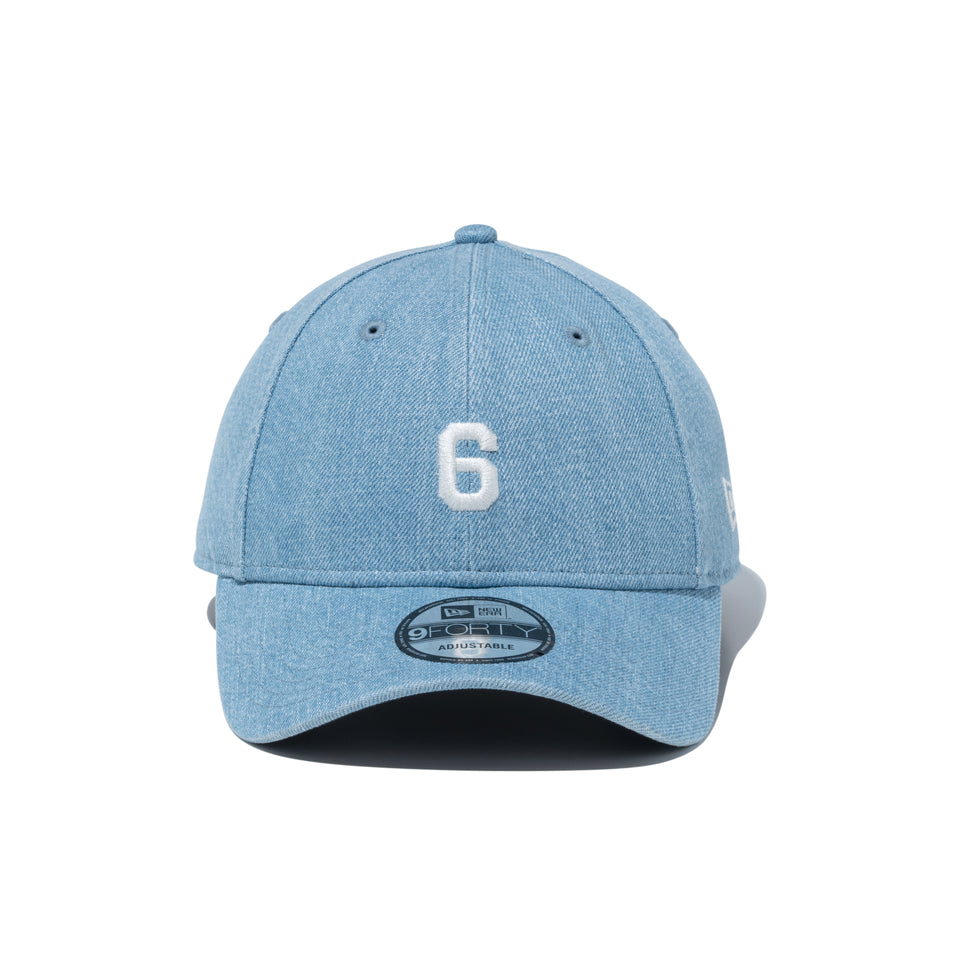 9FORTY Number 6 ウォッシュドデニム | NEW ERA ニューエラ公式オンラインストア