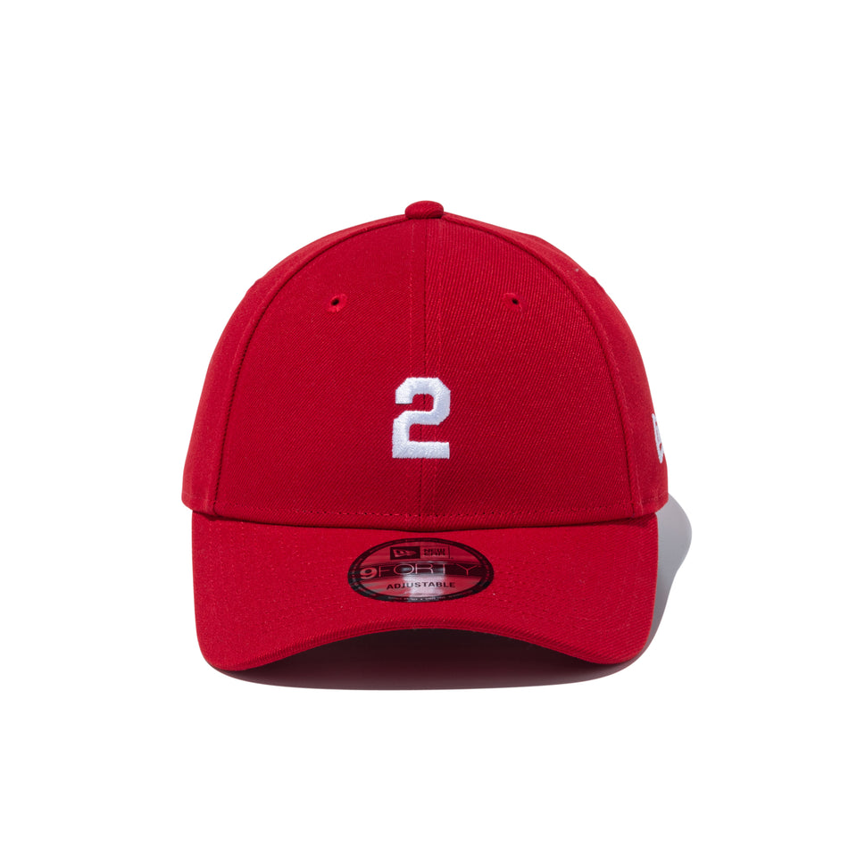 9FORTY Number 2 スカーレット | NEW ERA ニューエラ公式オンラインストア