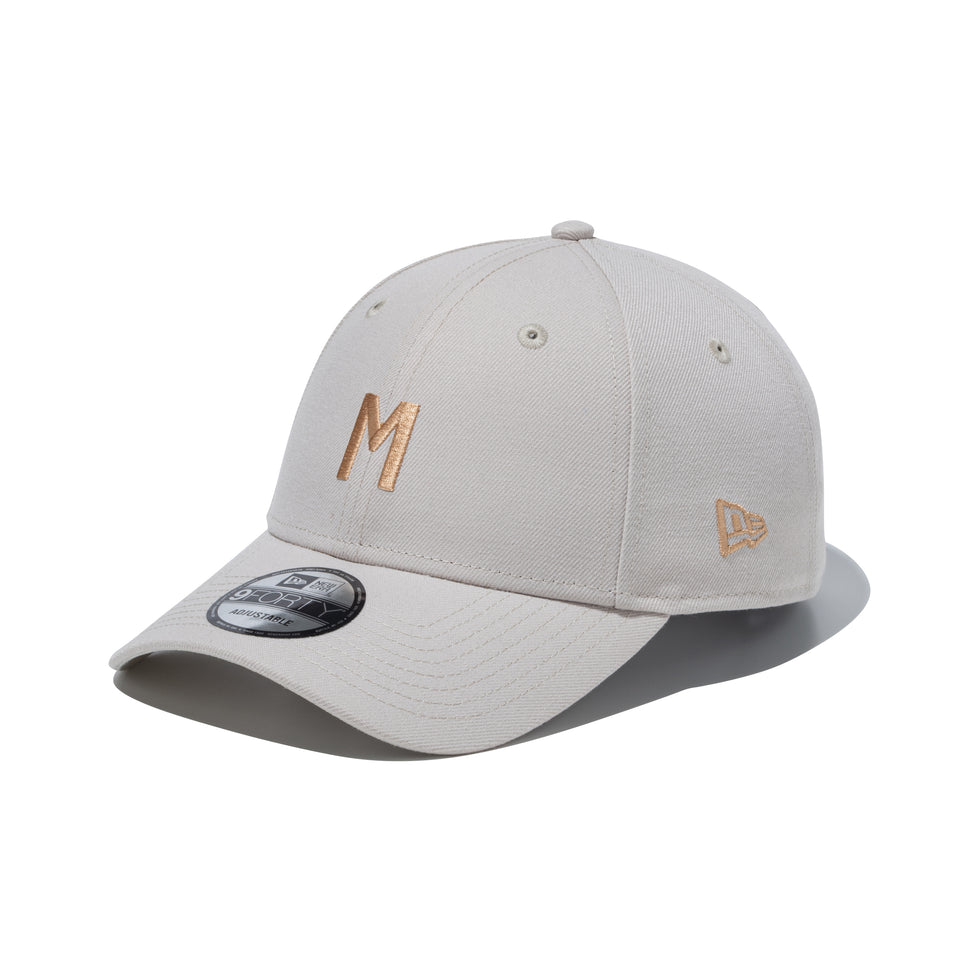 9FORTY Alphabet M ストーン | NEW ERA ニューエラ公式オンラインストア