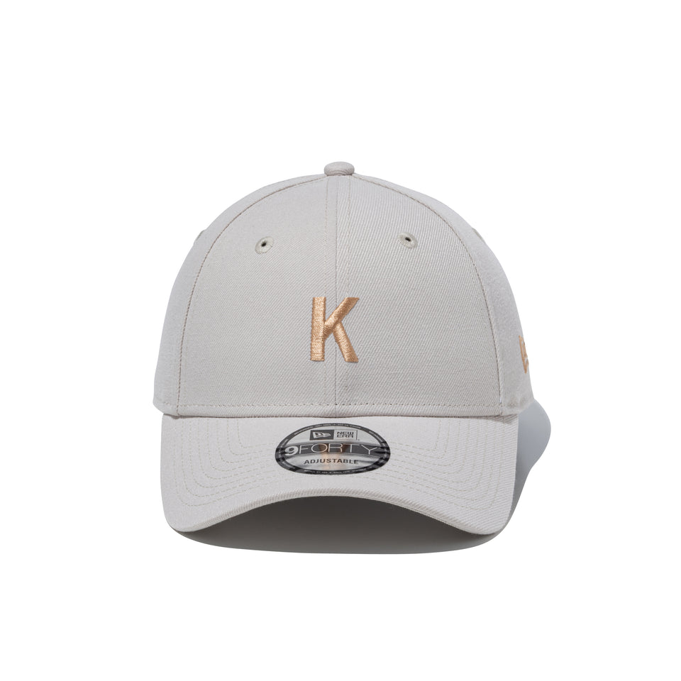 9FORTY Alphabet K ストーン | NEW ERA ニューエラ公式オンラインストア