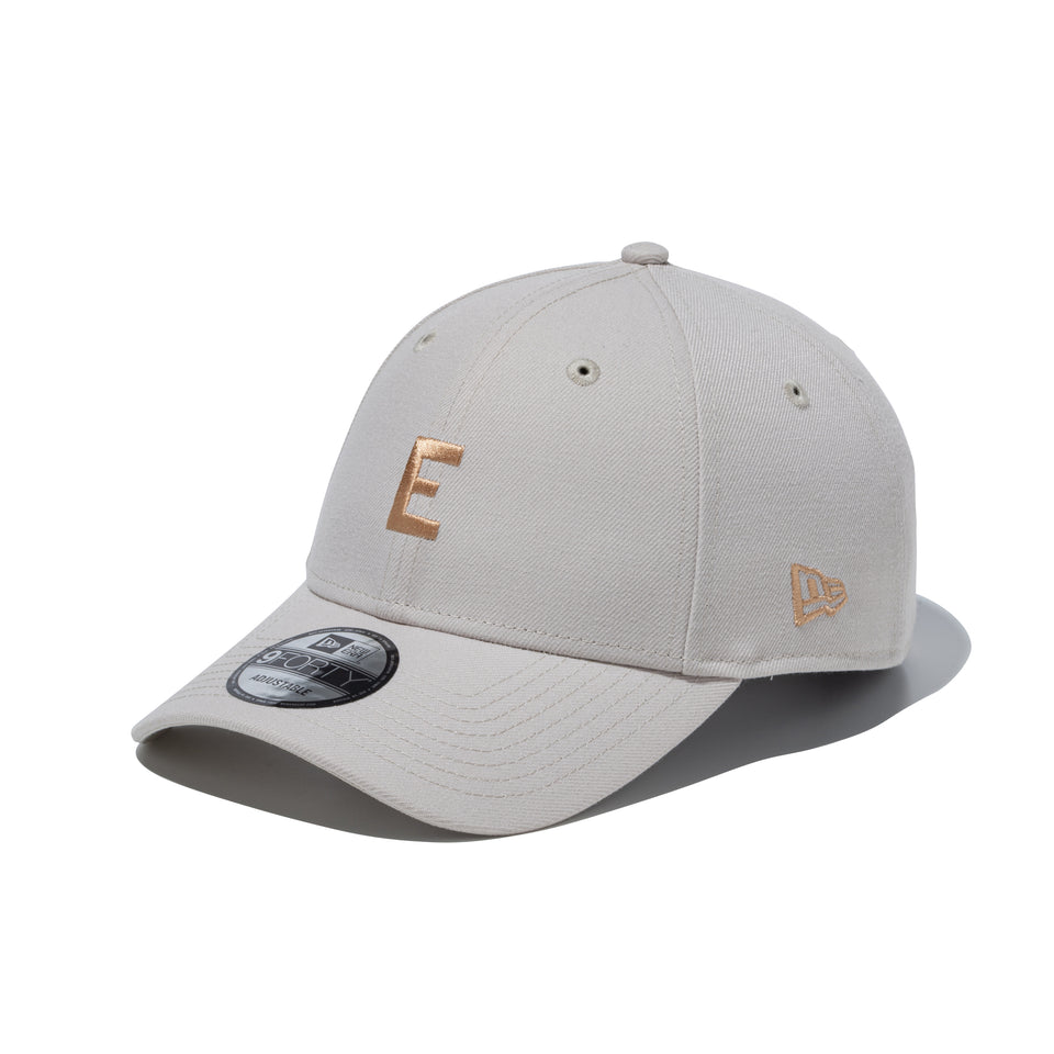 9FORTY Alphabet E ストーン | NEW ERA ニューエラ公式オンラインストア