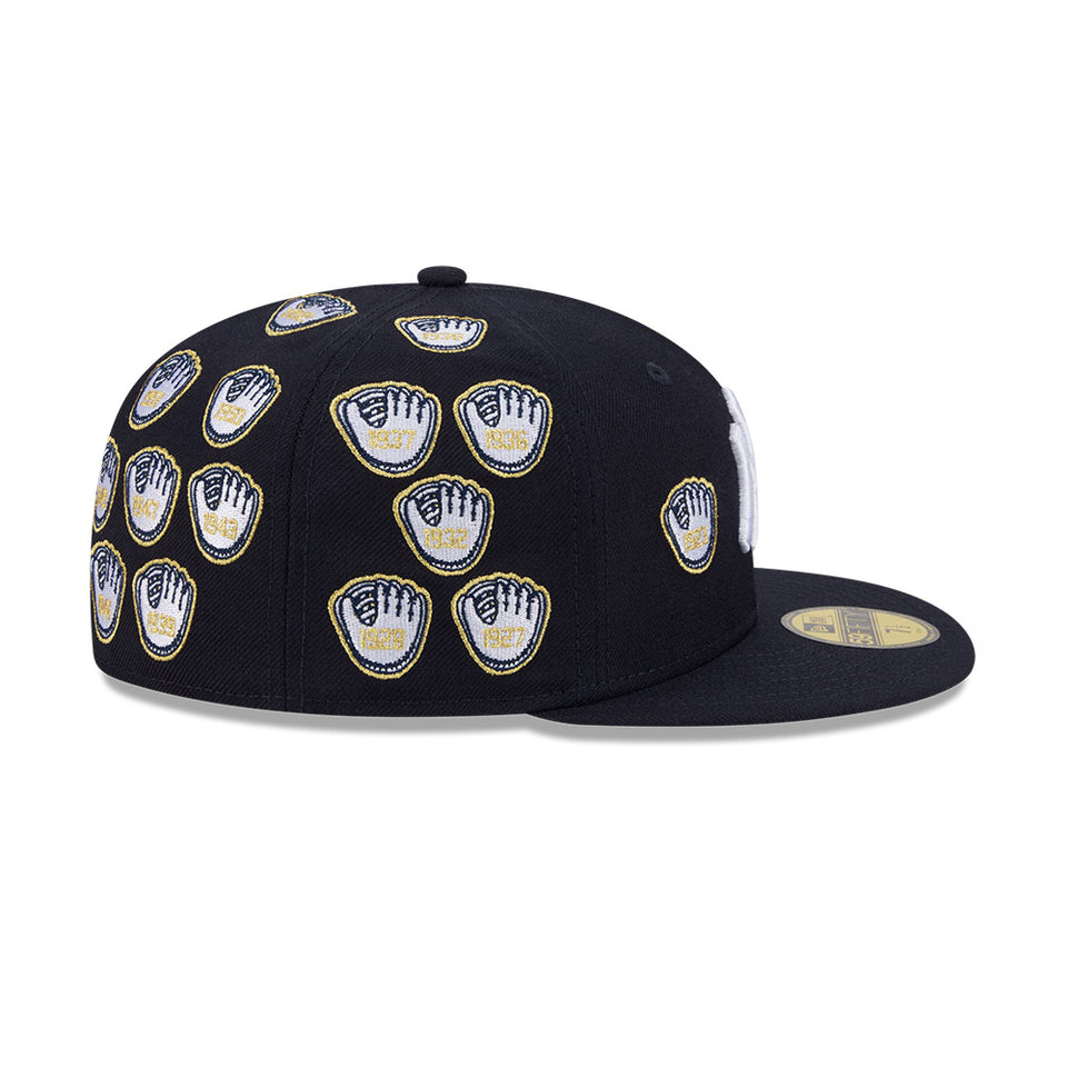 59FIFTY New Era x Spike Lee Joint ニューヨーク・ヤンキース World Series Championships Gloves ネイビー