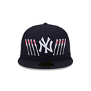 59FIFTY New Era x Spike Lee Joint ニューヨーク・ヤンキース World Series Championships Bats ネイビー