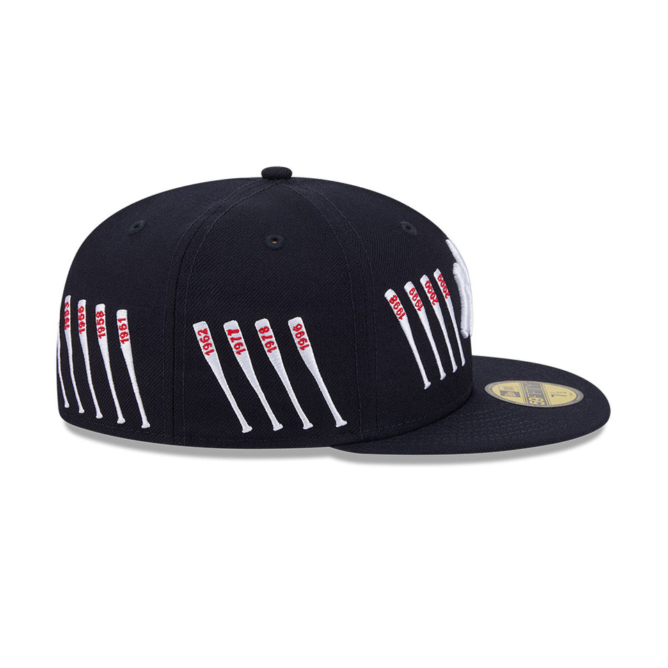 59FIFTY New Era x Spike Lee Joint ニューヨーク・ヤンキース World Series Championships Bats ネイビー
