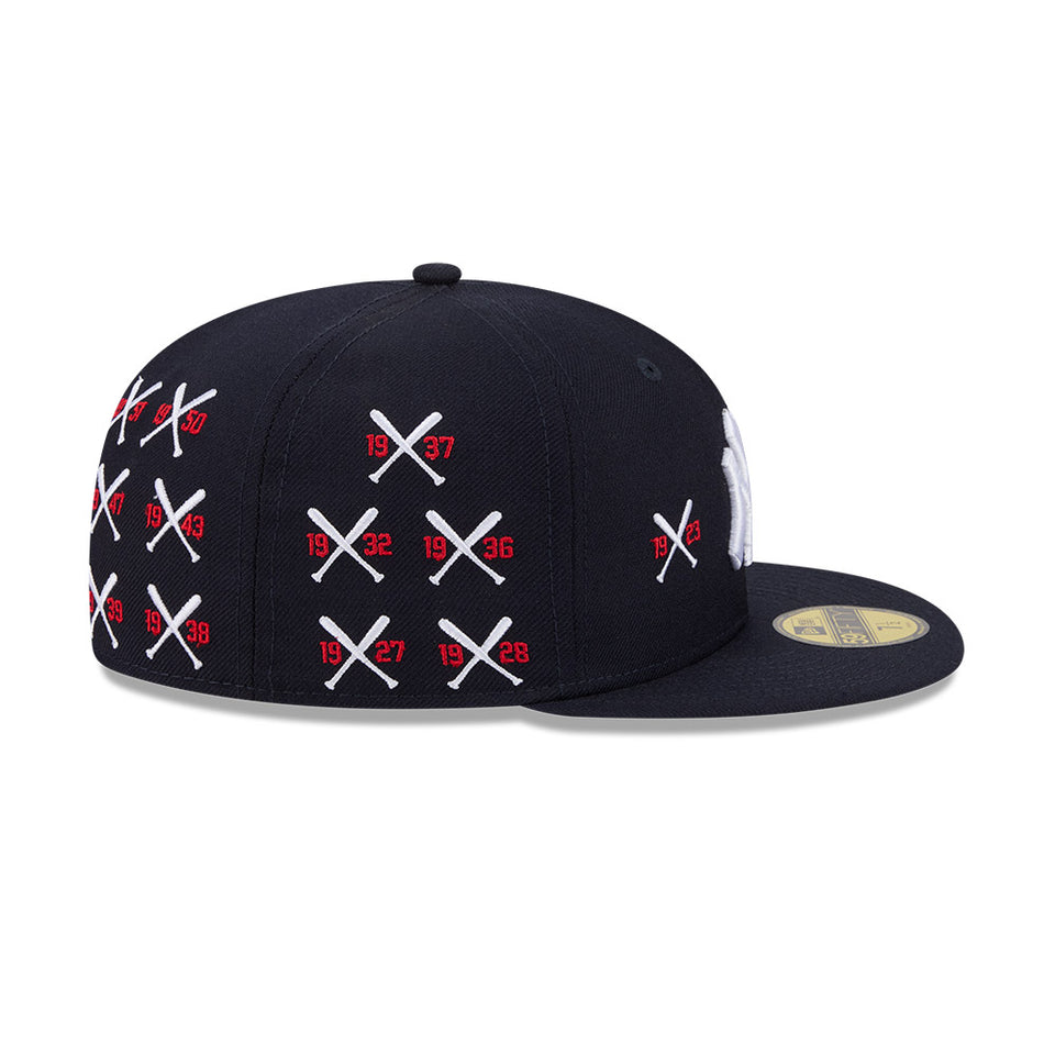 59FIFTY New Era x Spike Lee Joint ニューヨーク・ヤンキース World Series Championships Mini Bats ネイビー