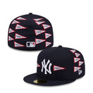 59FIFTY New Era x Spike Lee Joint ニューヨーク・ヤンキース World Series Championships Pennants ネイビー