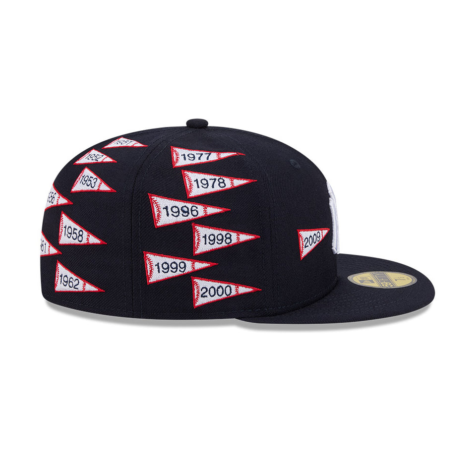 59FIFTY New Era x Spike Lee Joint ニューヨーク・ヤンキース World Series Championships Pennants ネイビー