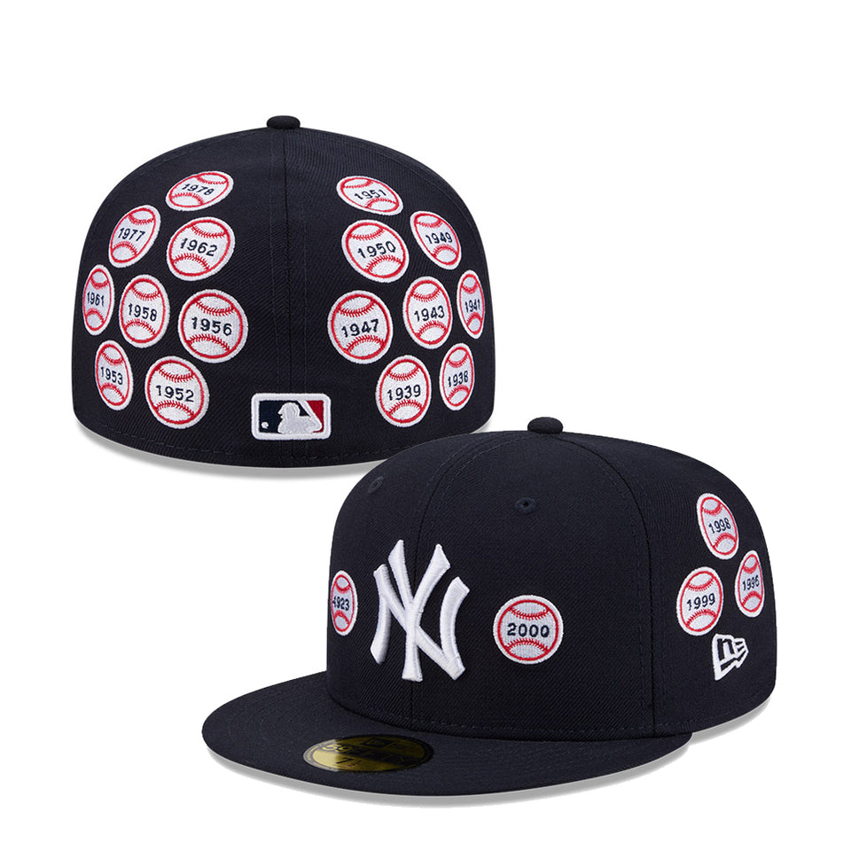 59FIFTY New Era x Spike Lee Joint ニューヨーク・ヤンキース World Series Championships Baseballs ネイビー