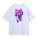 半袖 オーバーサイズド コットンTシャツ ツイルトートセット さいとうなおき バックプリント ホワイト