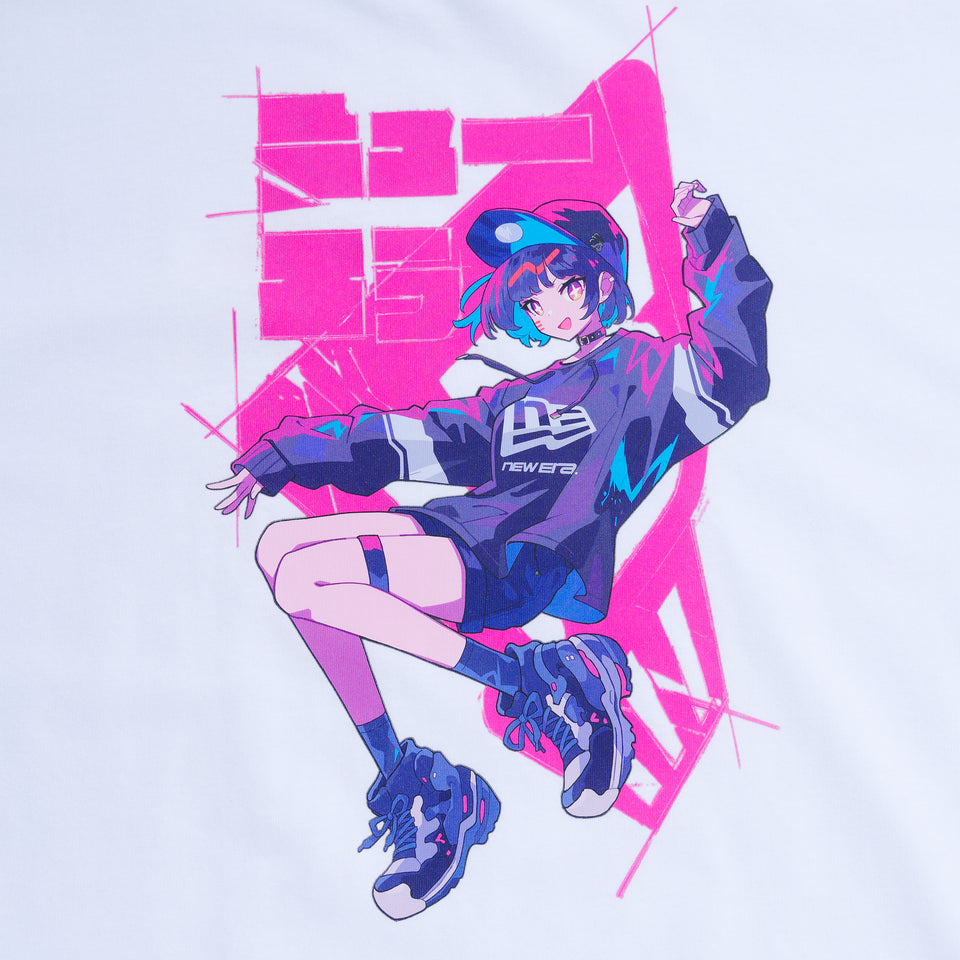 半袖 オーバーサイズド コットンTシャツ ツイルトートセット さいとうなおき バックプリント ホワイト