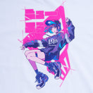 半袖 オーバーサイズド コットンTシャツ ツイルトートセット さいとうなおき バックプリント ホワイト