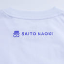 半袖 オーバーサイズド コットンTシャツ ツイルトートセット さいとうなおき フロントプリント ホワイト