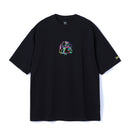 半袖 オーバーサイズド コットンTシャツ ツイルトートセット さいとうなおき フロントプリント ブラック