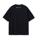 半袖 オーバーサイズド コットンTシャツ ツイルトートセット さいとうなおき フロントプリント ブラック