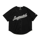 ヘビーウェイト コットン ベースボールシャツ mastermind JAPAN マスターマインド・ジャパン SS26 ブラック