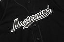 ヘビーウェイト コットン ベースボールシャツ mastermind JAPAN マスターマインド・ジャパン SS26 ブラック