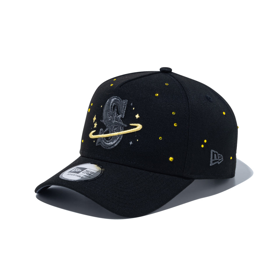 9FORTY A-Frame When You Wish Upon a Star ラインストーン シアトル・マリナーズ ブラック | NEW ERA ニューエラ公式オンラインストア