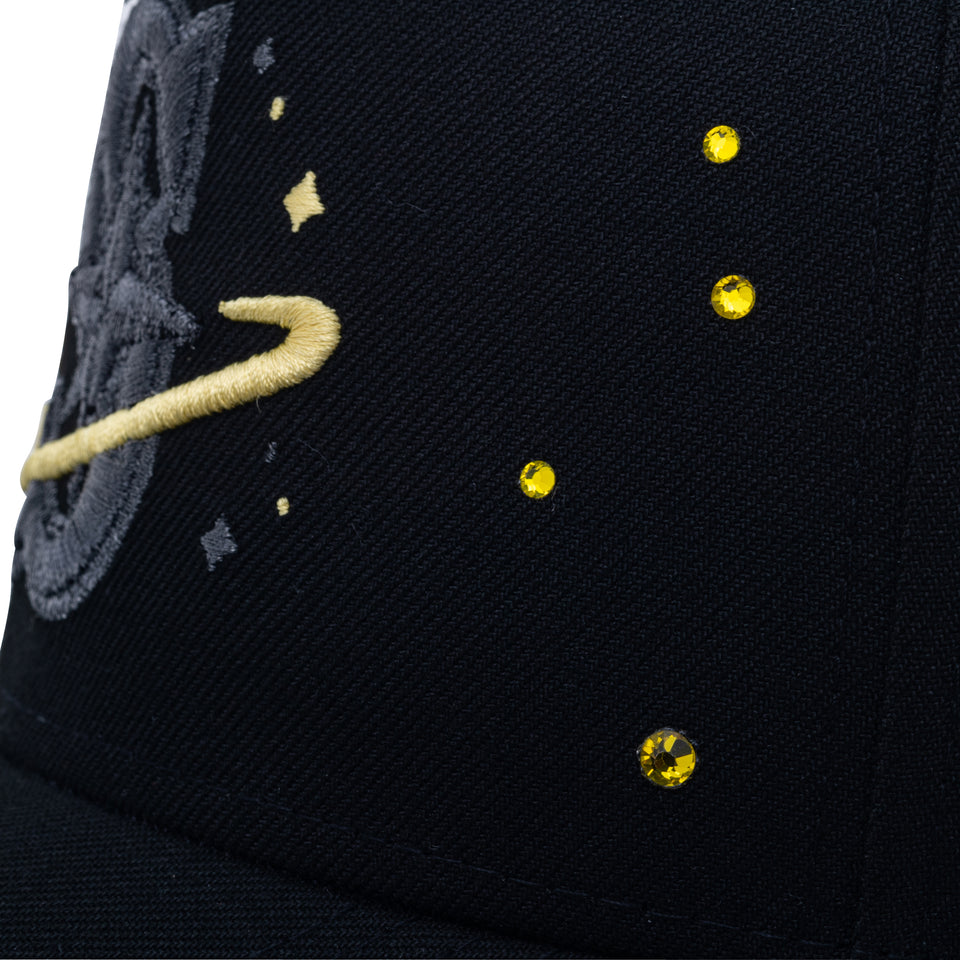 9FORTY A-Frame When You Wish Upon a Star ラインストーン シアトル・マリナーズ ブラック | NEW ERA ニューエラ公式オンラインストア