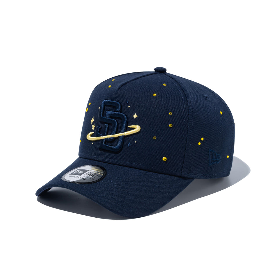 9FORTY A-Frame When You Wish Upon a Star ラインストーン サンディエゴ・パドレス ナイトシフトネイビー | NEW ERA ニューエラ公式オンラインストア