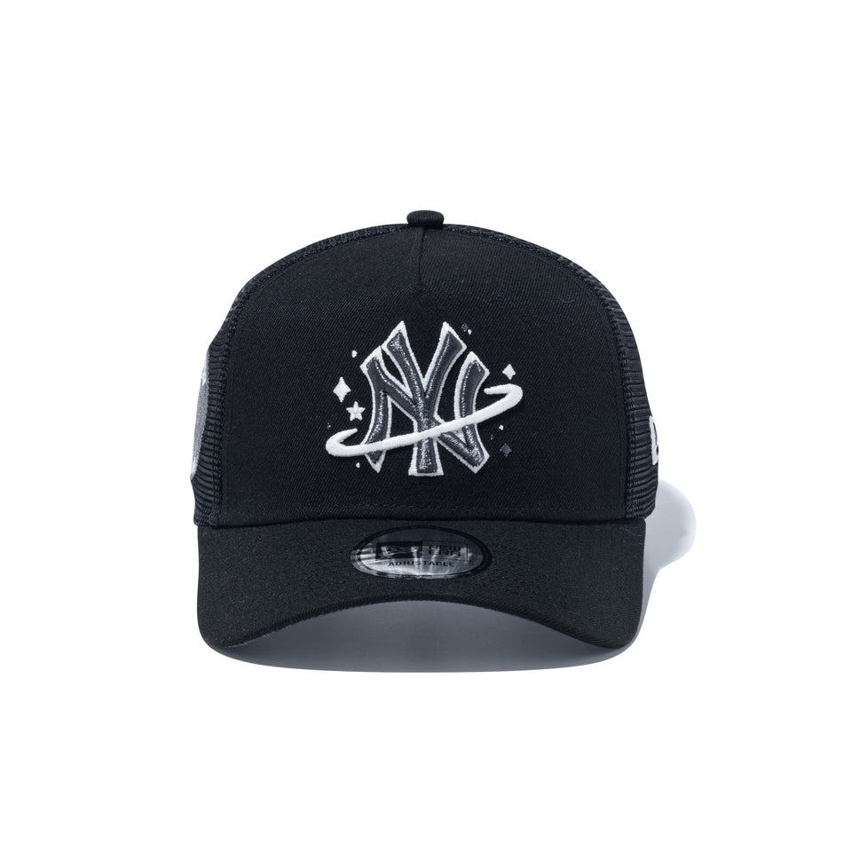 9FORTY A-Frame トラッカー When You Wish Upon a Star ニューヨーク・ヤンキース ブラック | NEW ERA ニューエラ公式オンラインストア