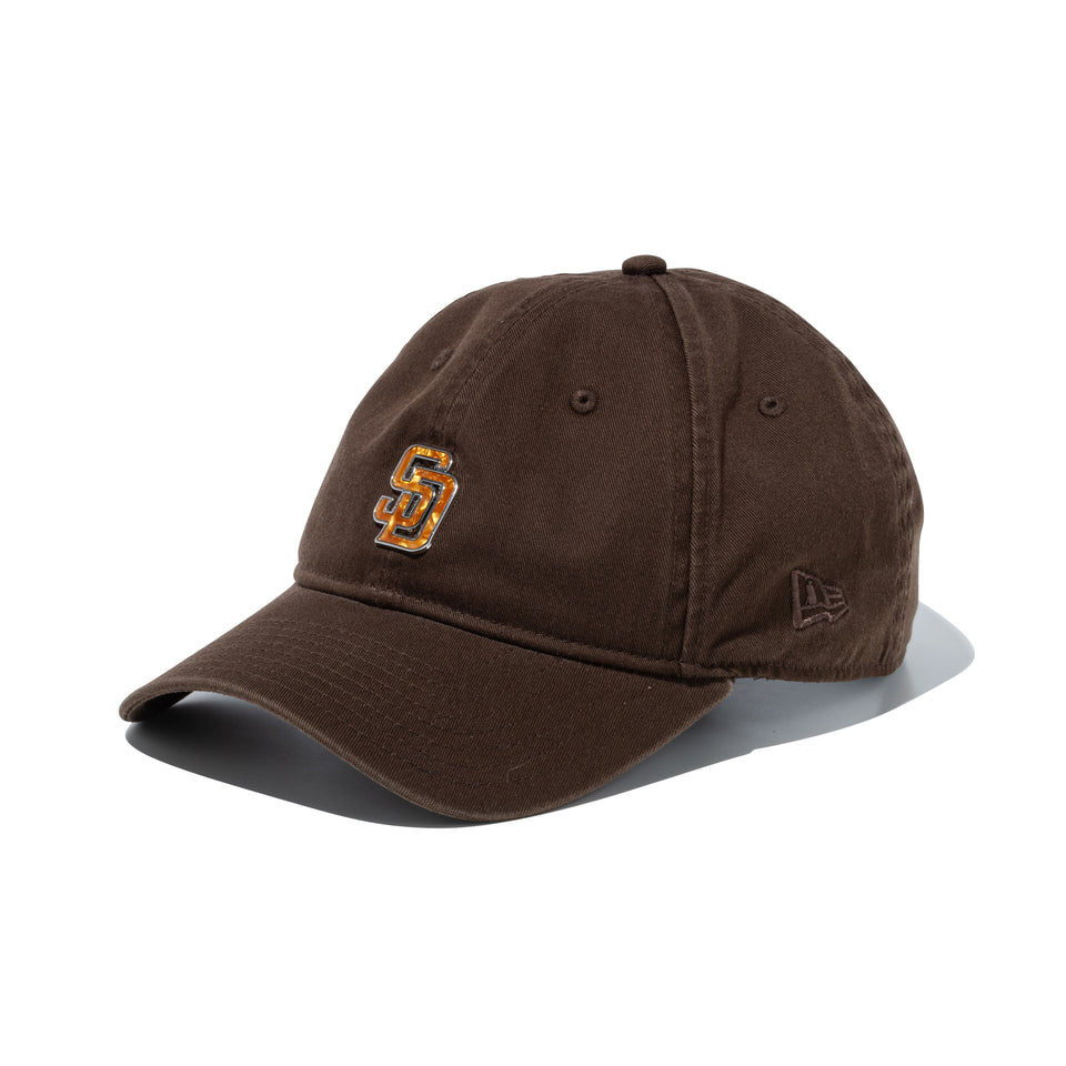 9FORTY アンストラクチャード Seashell Motif Logo シーシェルモチーフロゴ サンディエゴ・パドレス ウォルナット | NEW ERA ニューエラ公式オンラインストア