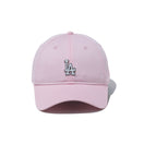 9FORTY アンストラクチャード Seashell Motif Logo シーシェルモチーフロゴ ロサンゼルス・ドジャース ピンク | NEW ERA ニューエラ公式オンラインストア