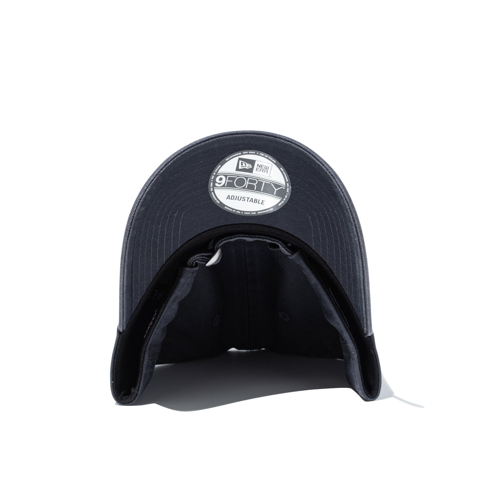 9FORTY アンストラクチャード Seashell Motif Logo シーシェルモチーフロゴ ロサンゼルス・ドジャース グラファイト | NEW ERA ニューエラ公式オンラインストア