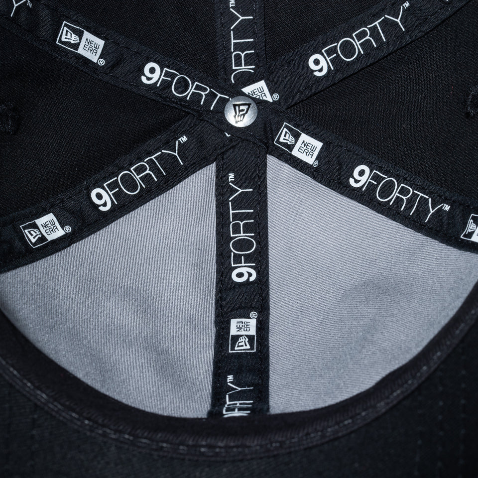 9FORTY アンストラクチャード Seashell Motif Logo シーシェルモチーフロゴ クラシックロゴ ブラック | NEW ERA ニューエラ公式オンラインストア