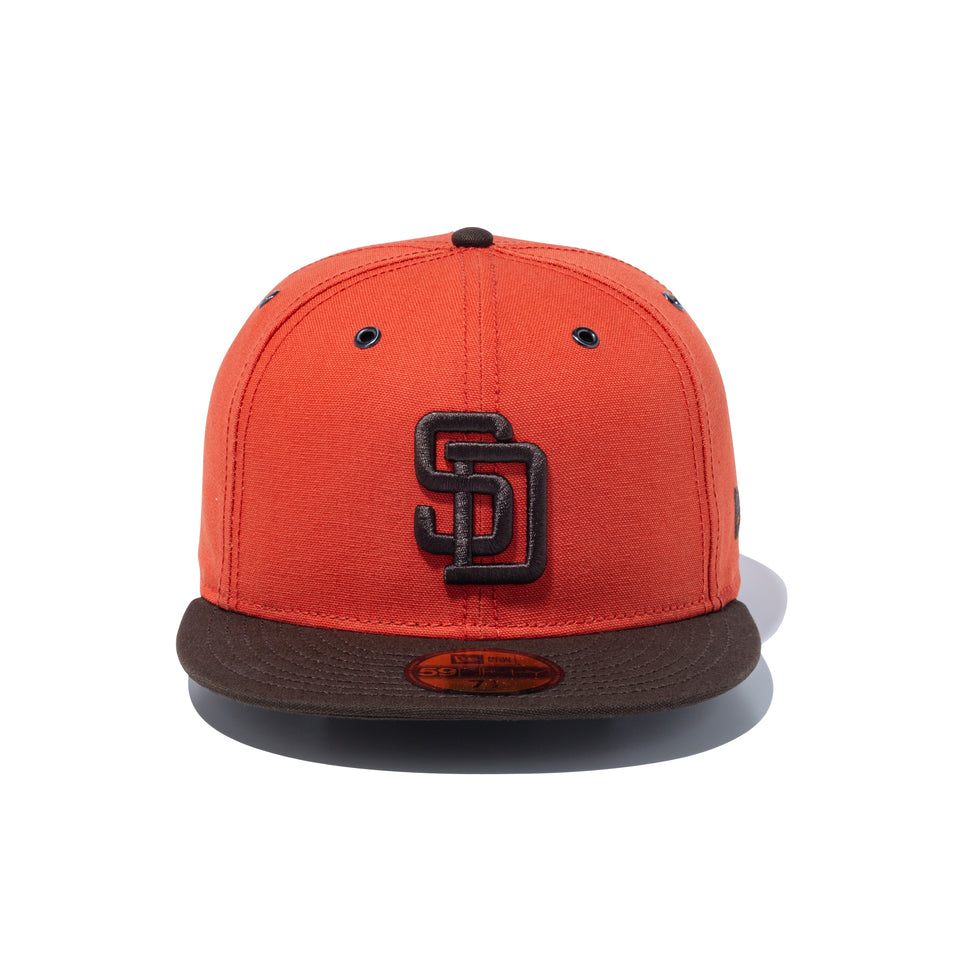 59FIFTY BBQ Duck サンディエゴ・パドレス バーントオレンジ/ライトブロンズ | NEW ERA ニューエラ公式オンラインストア