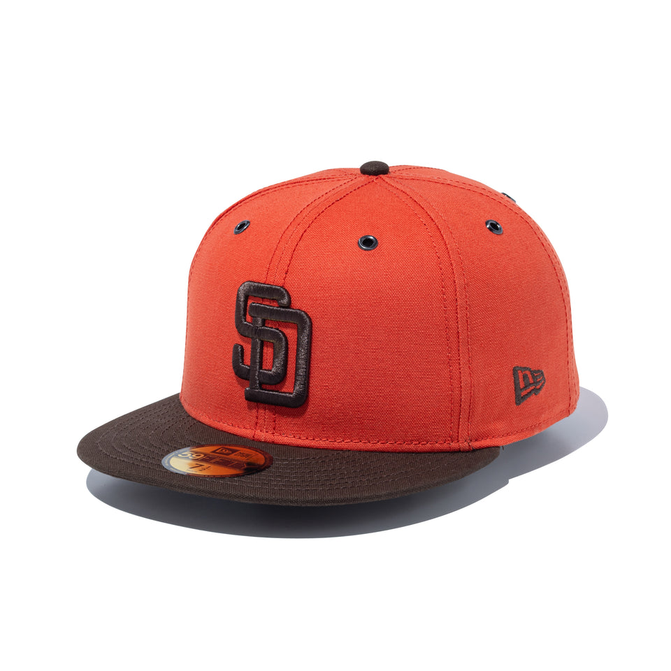 59FIFTY BBQ Duck サンディエゴ・パドレス バーントオレンジ/ライトブロンズ | NEW ERA ニューエラ公式オンラインストア