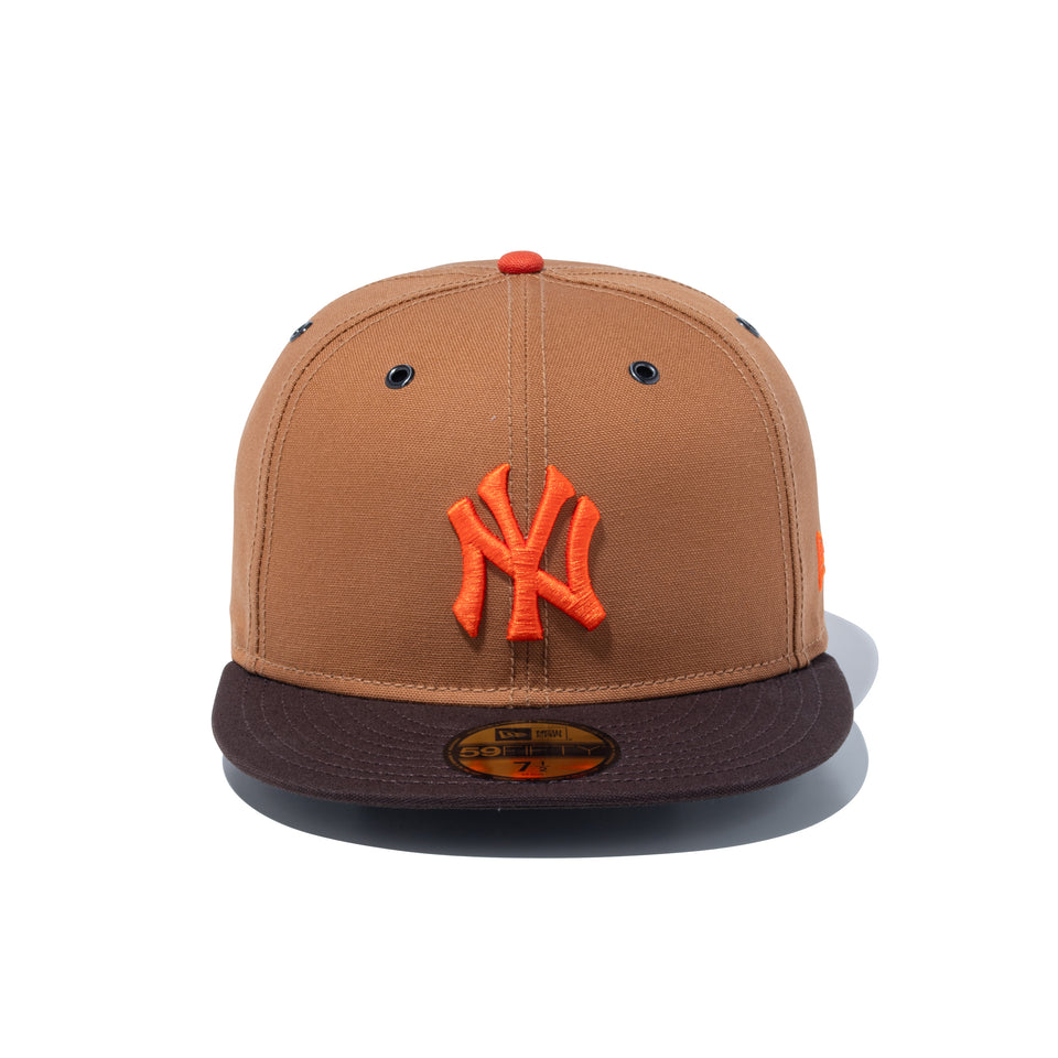 59FIFTY BBQ Duck ニューヨーク・ヤンキース ライトブロンズ/ブラウンスエード | NEW ERA ニューエラ公式オンラインストア