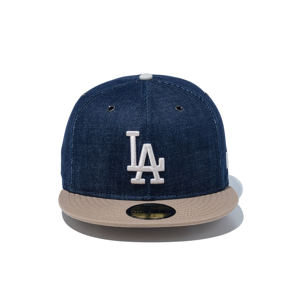 59FIFTY BBQ Denim ロサンゼルス・ドジャース デニム/キャメル | NEW ERA ニューエラ公式オンラインストア