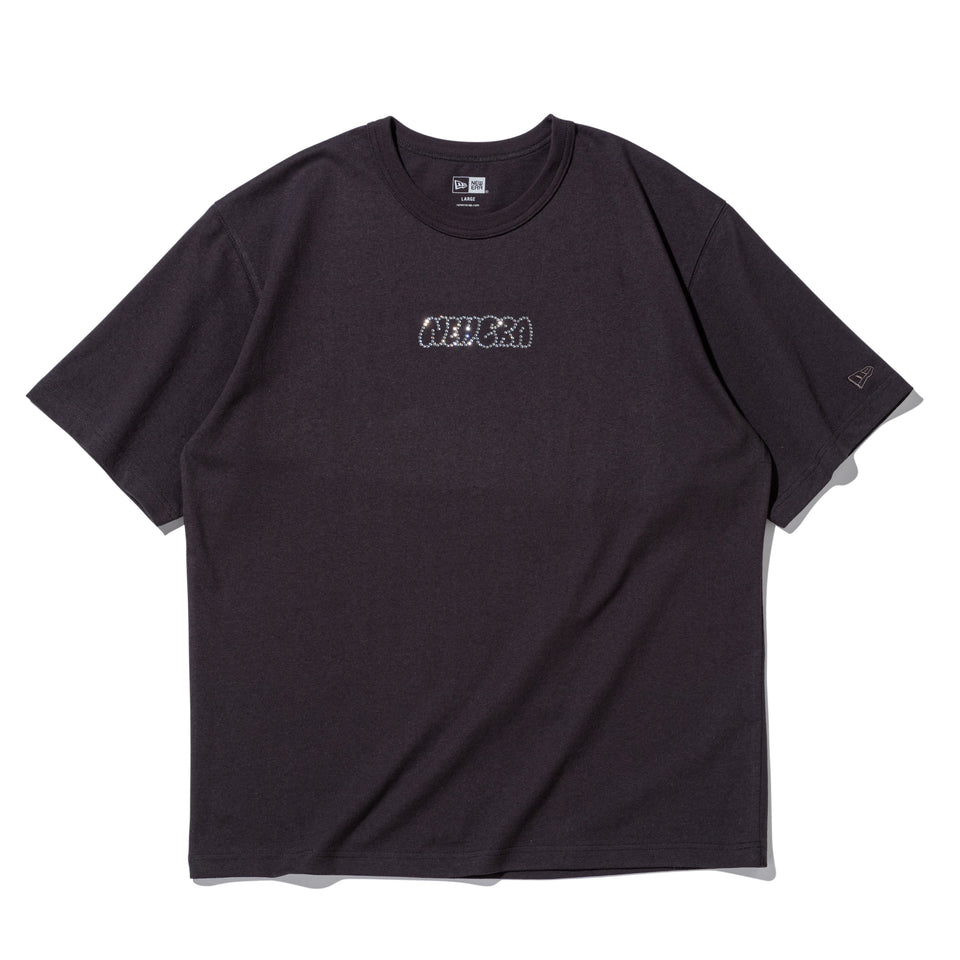 半袖 ウォッシュドコットンTシャツ Rhinestone ラインストーン スミクロ | NEW ERA ニューエラ公式オンラインストア